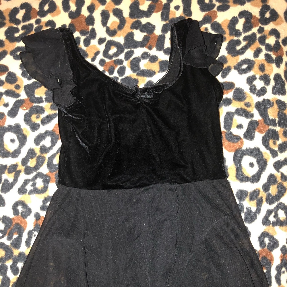 Ballet leotard with attached skirt